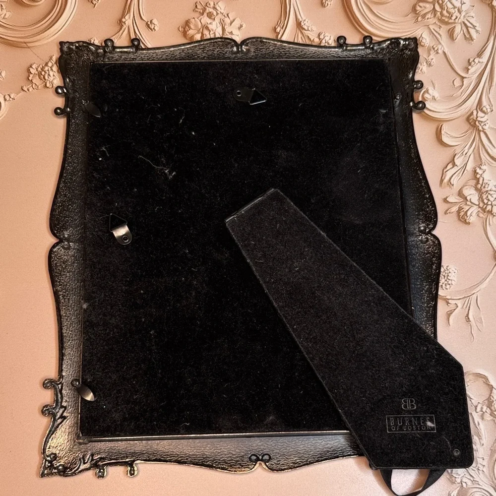 Vintage Estate Burnes of Boston Silver Ornate 8 x 6 Picture Frame